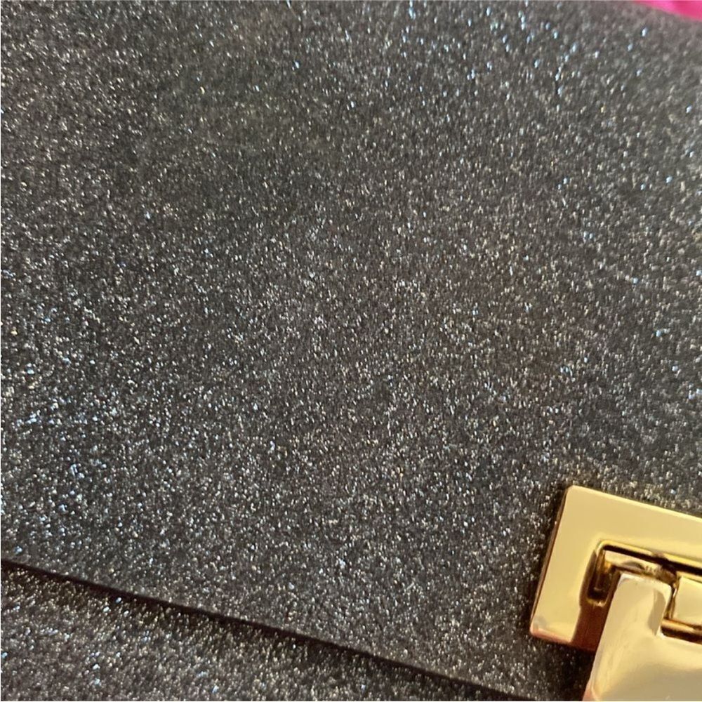 Zac Posen Gold Chain Strap Evening glitter Bag - Picture 9 of 11